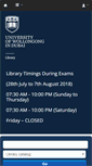 Mobile Screenshot of library.uowdubai.ac.ae